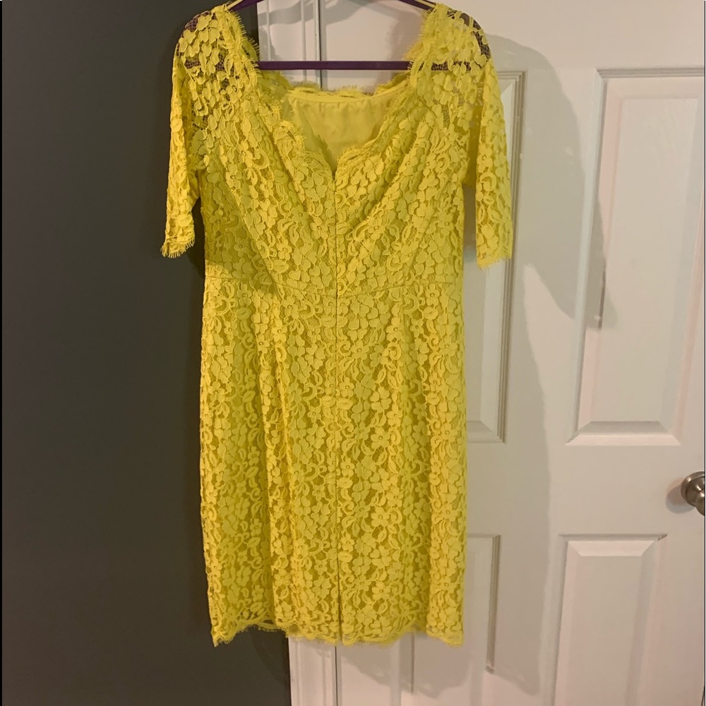 NWT Hobbs London Lemondrop Lace Sheath Dress - Picture 5 of 5